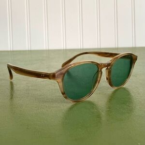 JINS Tortoise Sunglasses w Green Lenses